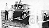 Bill Grenzow, Gen Dooley and Gertrude Wyss, 1930.  Gen was a high school sophmore.